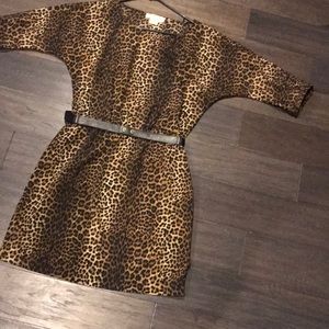 Leopard print dress